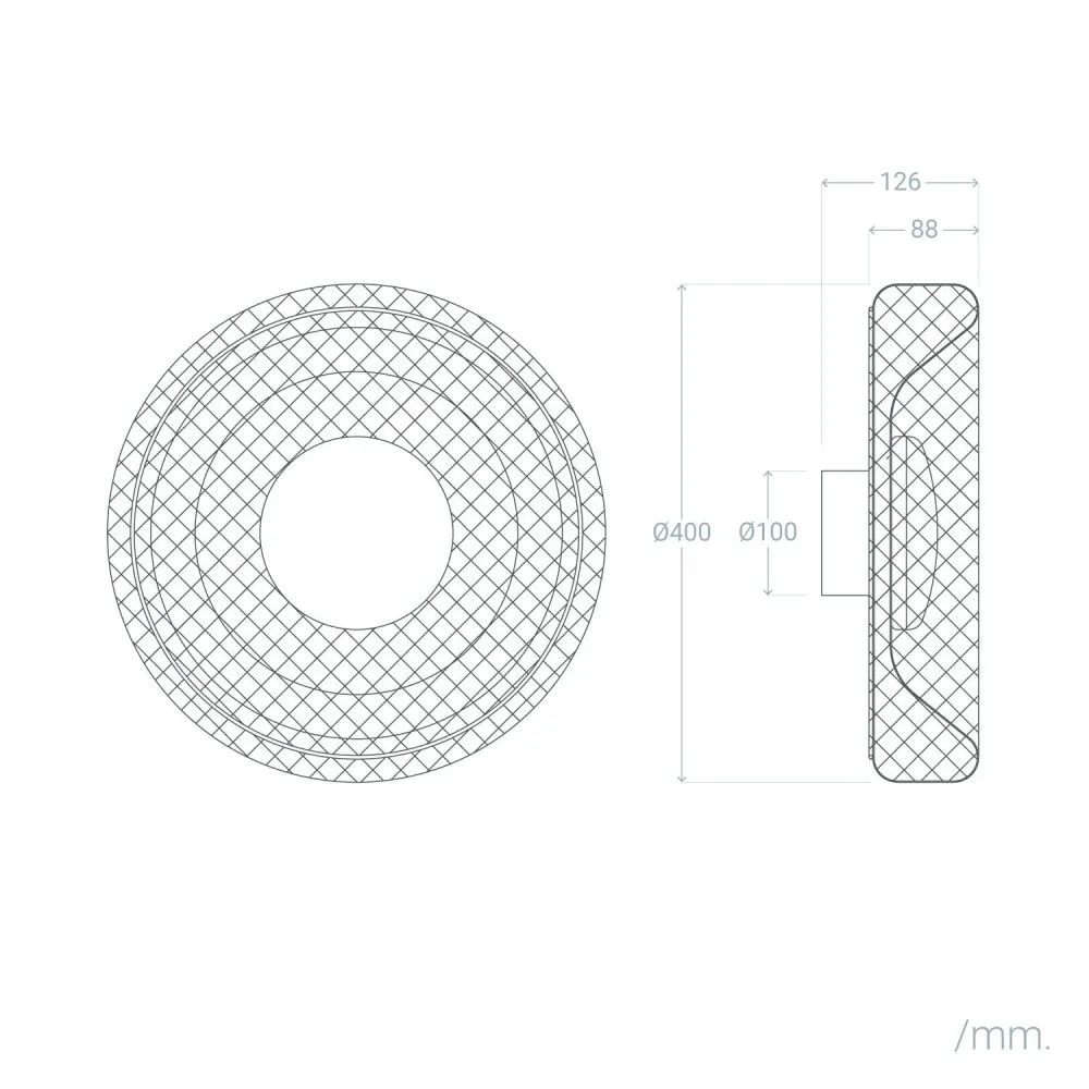 Plafonnier Design Moderne Luminaire de plafond métal LED 18W Zeiryn à CCT réglable