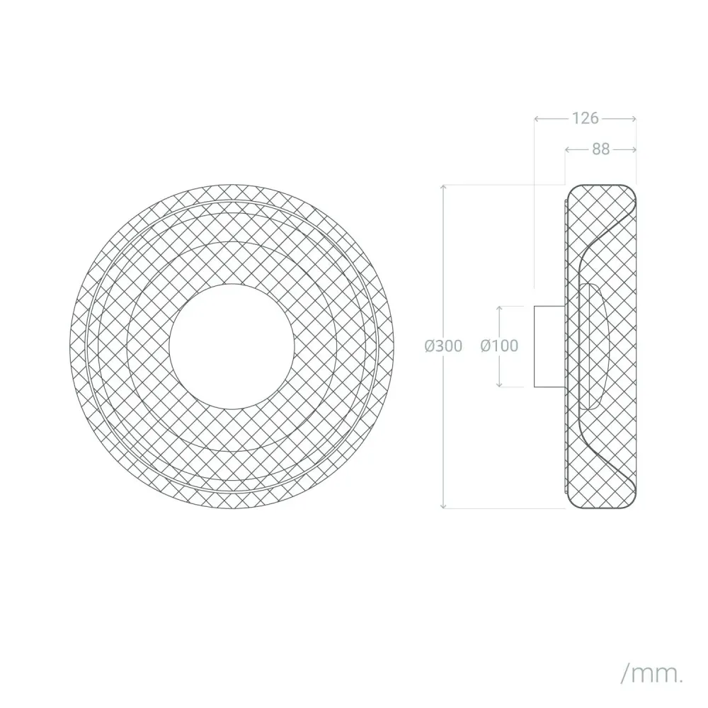 Plafonnier Design Moderne Luminaire de plafond métal LED 18W Zeiryn à CCT réglable