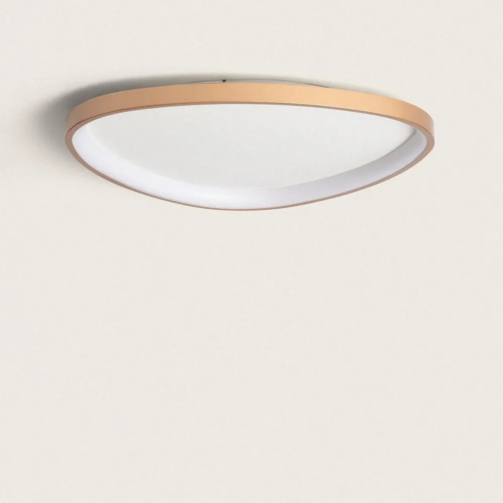 Plafonnier LED Owen 30W en métal, diamètre 600 mm, CCT ajustable - Conforme aux Normes CE