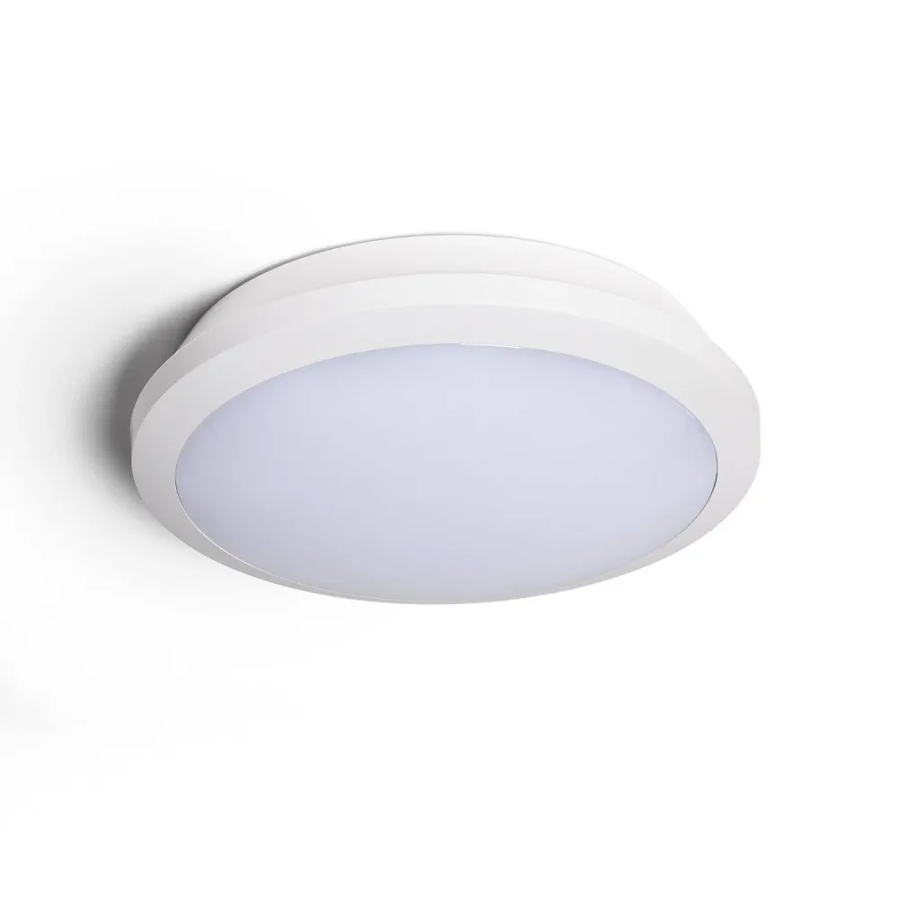Professionnel Haute Performance Luminaire extérieur LED rond CCT 12,5-18,5W avec radar et secours Ø300 mm