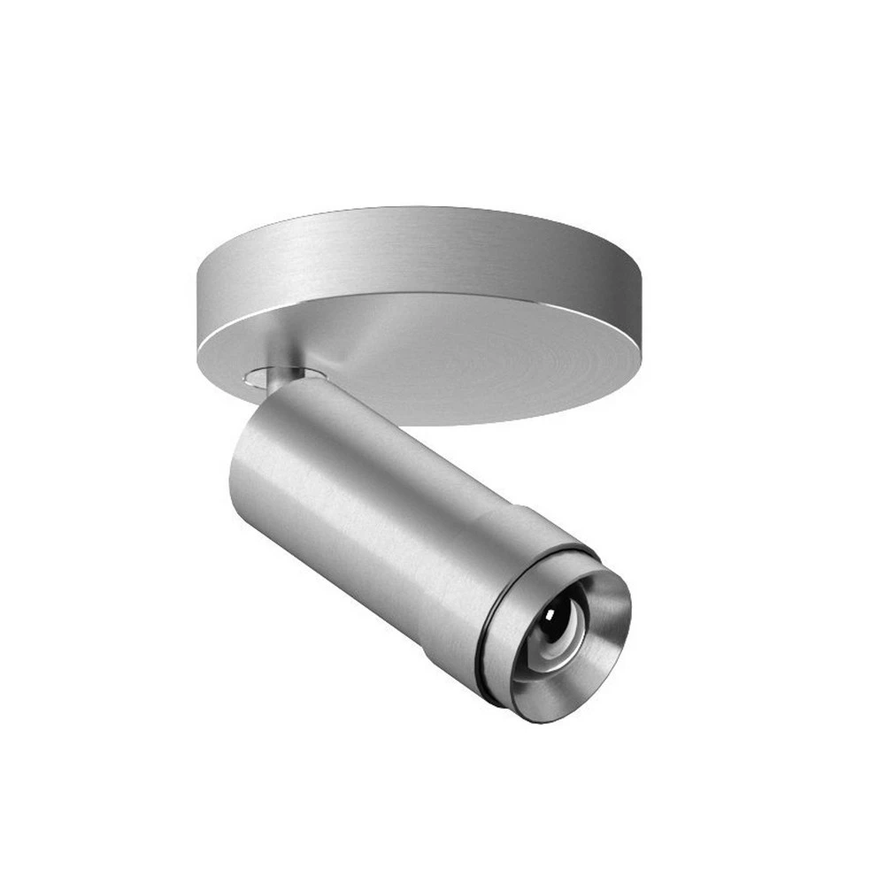 Ribag Vertico spot pour plafond à 1 lampe 3.000K alu (IP65 étanche)