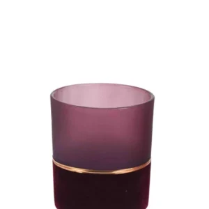 Urban Decor Velvet 10cm Tealight Holder - Mauve