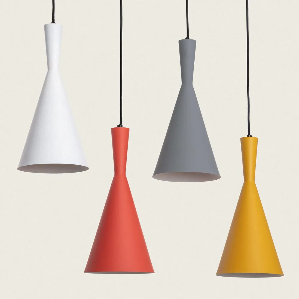 Lustre en métal Big Lennon avec éclairage LED intégré Design minimaliste