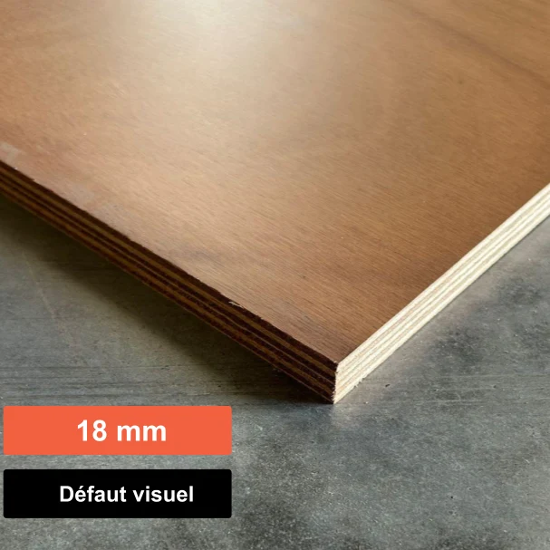 Contreplaqué Marine Okoumé vernis - 2500 x 310 x 18 mm (défaut visuel)