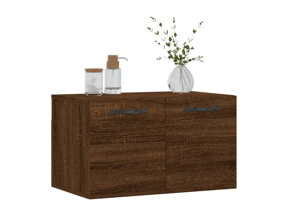 Armoire murale Chêne marron 60x36,5x35 cm Bois d'ingénierie