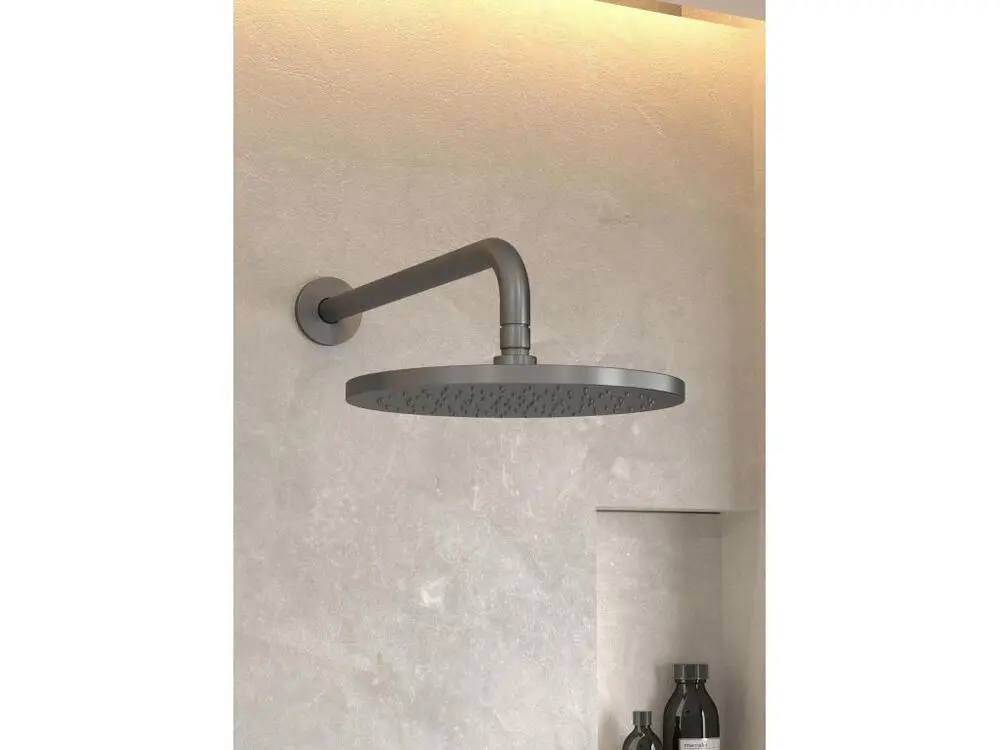 Composition mitigeur de douche encastrée Gun métal - Corbeau