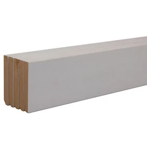Plinthe arêtes vives MDF prépeint 200 x 10 cm, ép.10 mm (vendu par lot de 5)