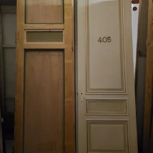 Porte bois moulurée duo décor (POD05/1A-1B à 10A-10B)