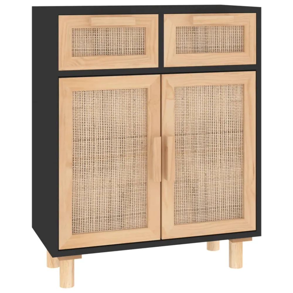 Buffet bahut commode armoire meuble de rangement organisateur cuisine salle de séjour salon 60 x 30 x 75 cm bois de pin ma...