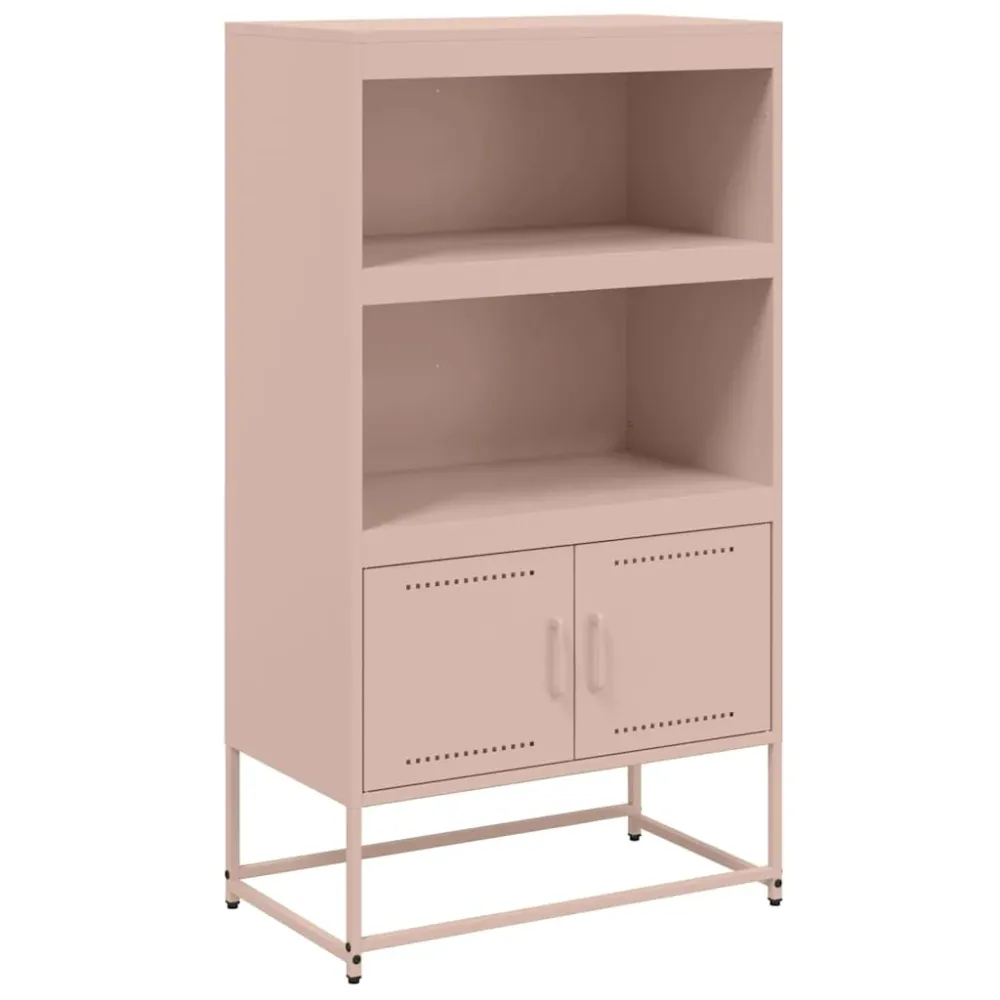 Buffet bahut commode armoire meuble de rangement organisateur cuisine salle de séjour salon haut 68,5 x 38,5 x 123,5 cm ac...