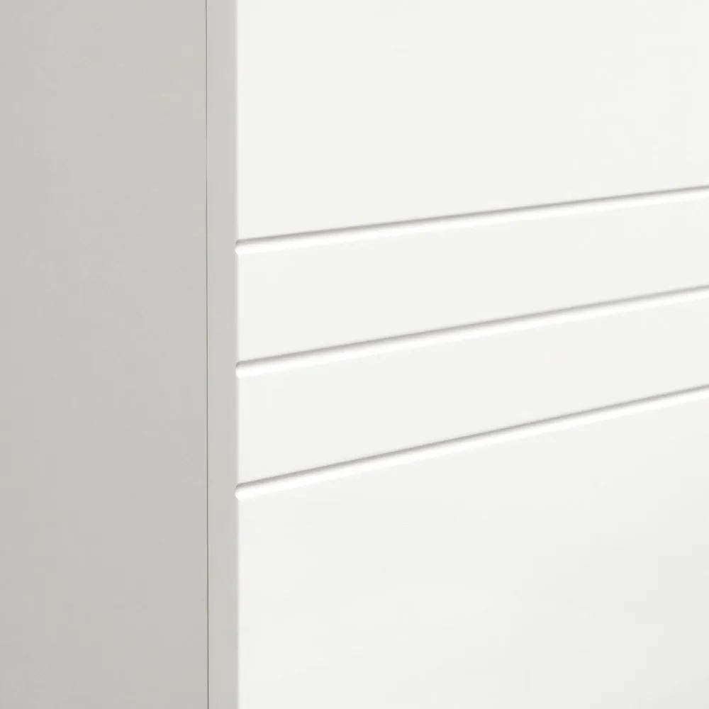 Certifié NF Sanitaire VASAGLE Meuble de salle de bain blanc