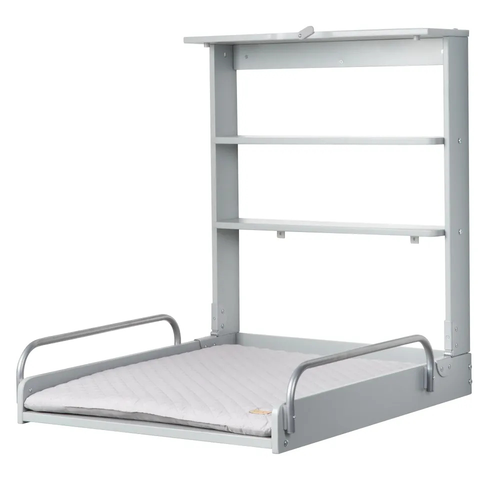 Certifié NF Sanitaire Wandwickelregal taupe inkl. Wickelauflage 'roba Style'