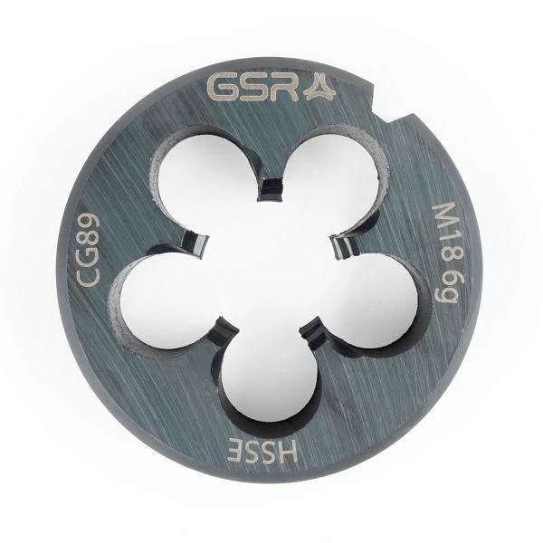 Filière GSR DIN EN 22568 (DIN 223) filetage métrique à droite HSSE-VAP M 18 00409280 se fournir à bas prix