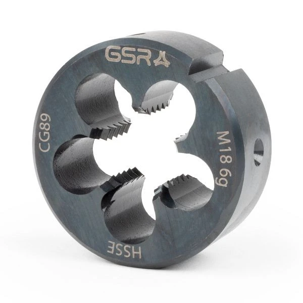 Filière GSR DIN EN 22568 (DIN 223) filetage métrique à droite HSSE-VAP M 18 00409280 se fournir à bas prix