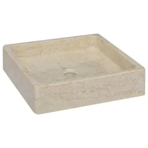 Lavabo de salle d'eau vasque à poser de toilette lave-mains de salle de bain lavabo de salle d'eau maison intérieur 40 x 4...