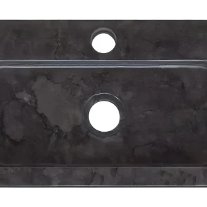 Lavabo de salle d'eau vasque à poser de toilette lave-mains de salle de bain lavabo de salle d'eau maison intérieur 38 x 2...