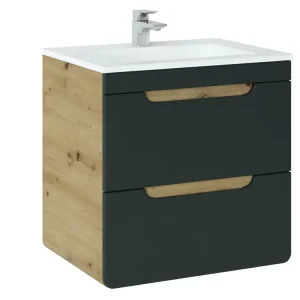 Meuble vasque Salle de bain + Lavabo 60x46x59cm ARUBA COSMOS 820 tendance de haute qualité