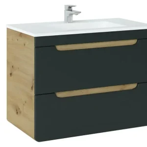 Meuble vasque Salle de bain + Lavabo 80x46x59cm ARUBA COSMOS 821 tendance de haute qualité