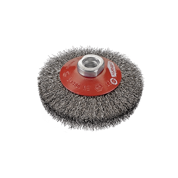 Brosse à fil pour meuleuse - Ø 100 mm - fil acier - Ø du fil 0,3 mm - OSBORN