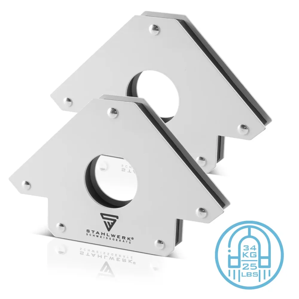 Moulin à acier 2 × angle d'angle de soudage d'angle de 34 kg / 75 lb