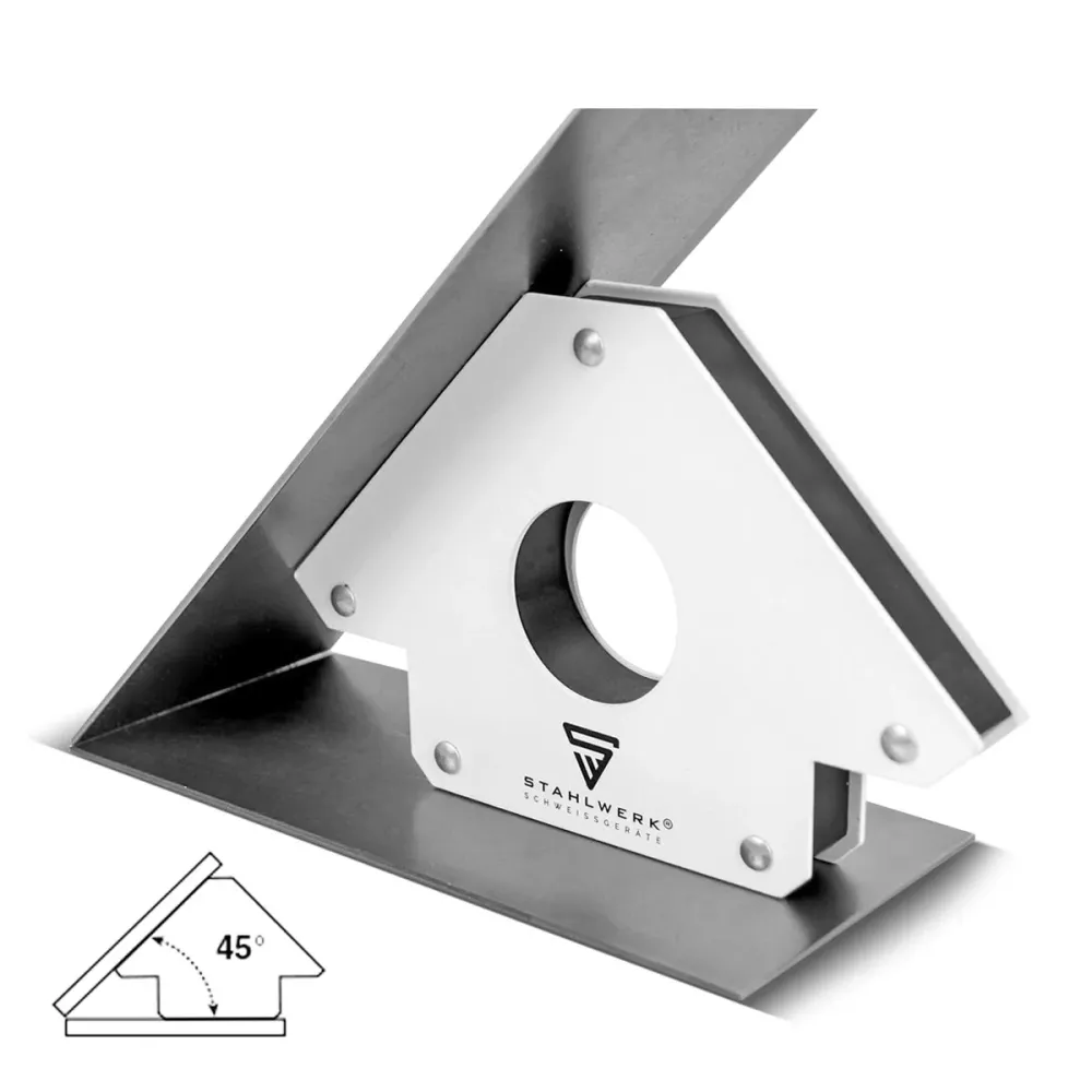 Moulin à acier 2 × angle d'angle de soudage d'angle de 34 kg / 75 lb