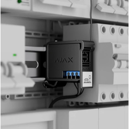 Interrupteur connecté Ajax Relay - Module domotique contact sec