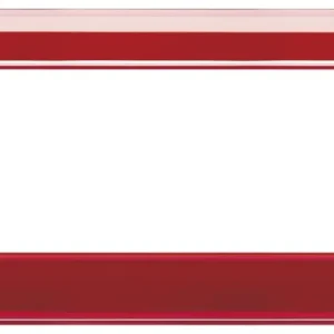 PLACCA VIMAR PLANA 7 MODULI REFLEX RUBINO 14657.51