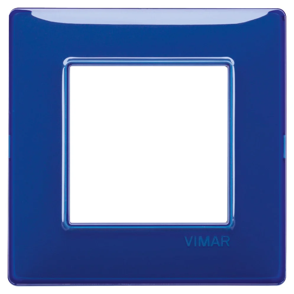 PLACCA VIMAR PLANA 2 MODULI REFLEX ZAFFIRO 14642.50