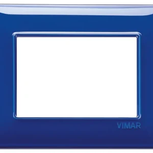 PLACCA VIMAR PLANA 3 MODULI REFLEX ZAFFIRO 14653.50