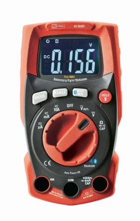 Multimètre numérique MULTIMETRO PORTATILE RS PRO RS-960BT 600V CA 10A CA CAT III TRUE RMS 200-3703