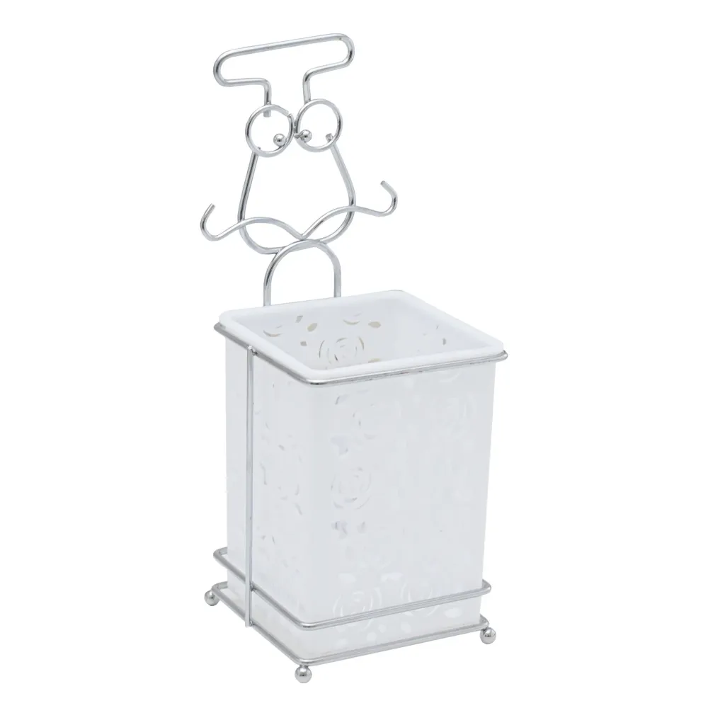 Hillhouse Cutlery Drainer Chrome Stand - Gris argent