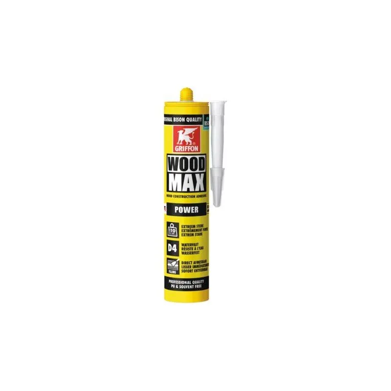 Colle woodmax power Carton 0000000 Griffon avec Fonction Percussion