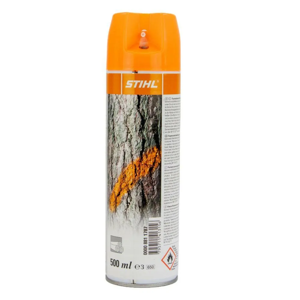 Cordeau à tracer STIHL Peinture de marquage Orange - 500 ml