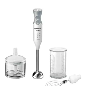 Bosch 600W ErgoMixx Hand Blender Set - Blanc pur