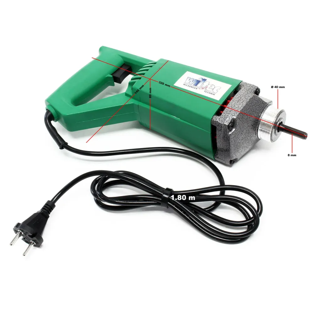 Certifié CE Vibreur béton 800 watts 5600 u/min aiguille vibrante diamètre 35 mm vibreur électrique manuel 16_0002750