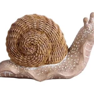 Escargot décoratif en résine et résine tressée pour Rénovation