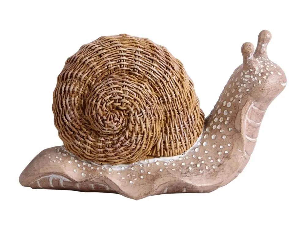 Escargot décoratif en résine et résine tressée pour Rénovation