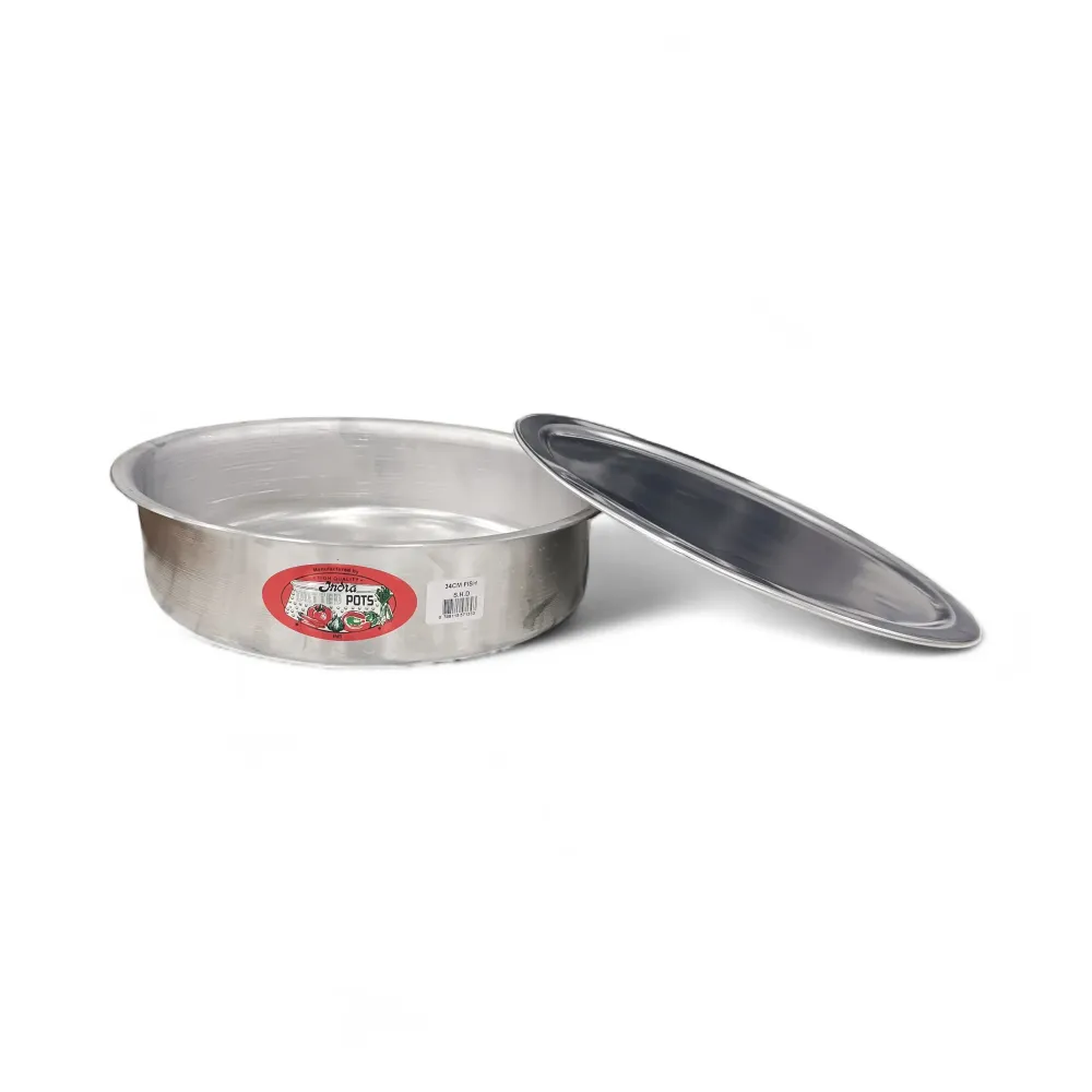 Kitchen Life 34cm Aluminium Fish Pot Argenté