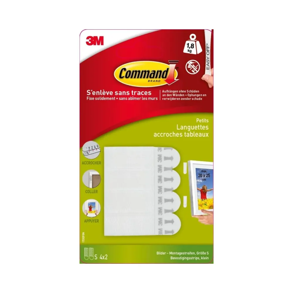 LANGUETTES PM FIXE BLANCHES pour Usage Intensif