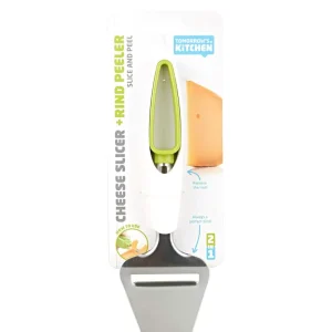 Tomorrow's Kitchen Cheese Slicer And Rind Peeler avec 2 Batteries