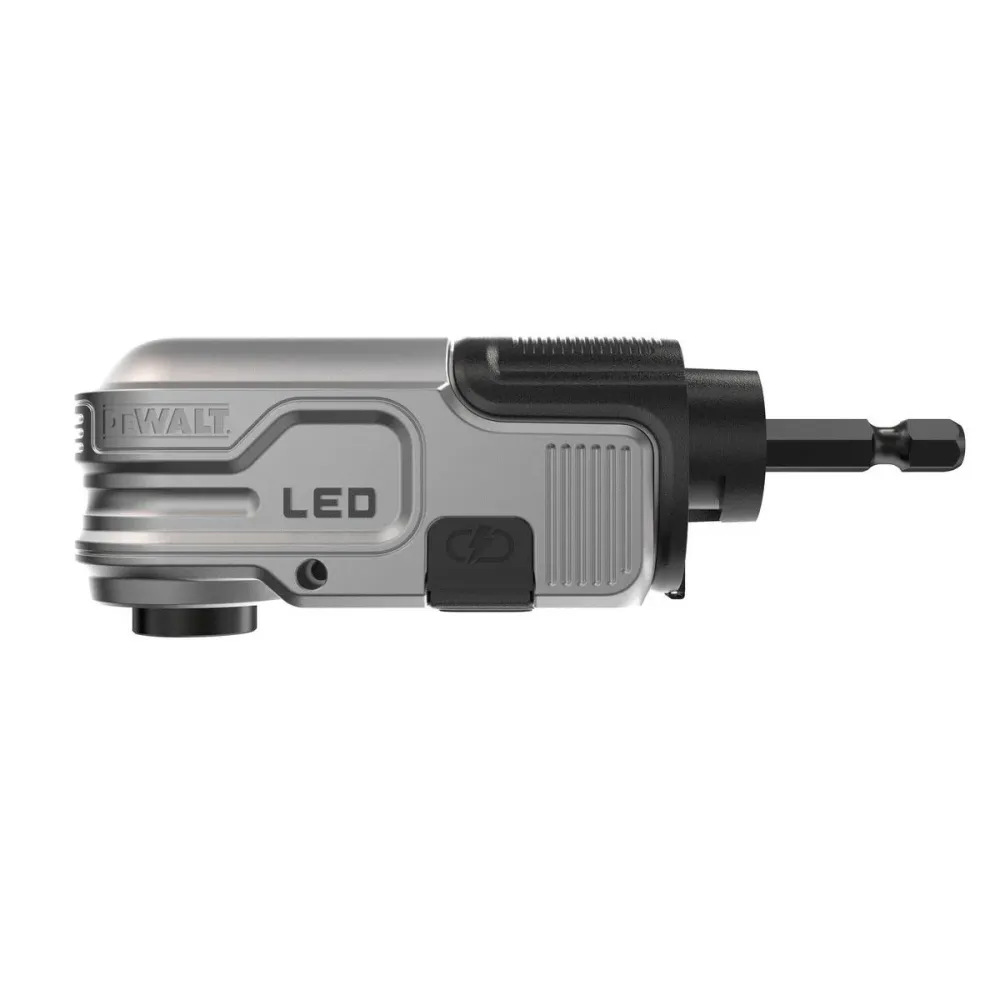 Pistolet à air chaud Dewalt DTLRA-QZ 1/4" Hex Impact Right Angle Attachment LED Light