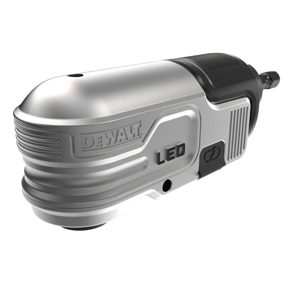 Pistolet à air chaud Dewalt DTLRA-QZ 1/4" Hex Impact Right Angle Attachment LED Light