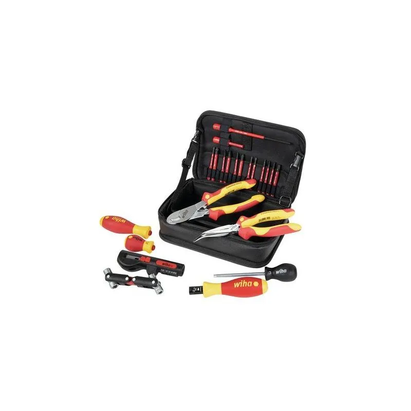 Trousse 22 outils maintenance électrique 45289 WIHA pour travaux légers