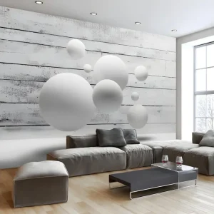 Papier peint intissé 3D et Perspective Balls 1 : Taille - 350 x 245 cm