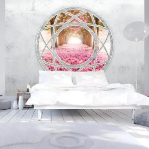 Papier peint lavable Papier peint intissé 3D et Perspective Enchanted window : Taille - 300 x 210 cm