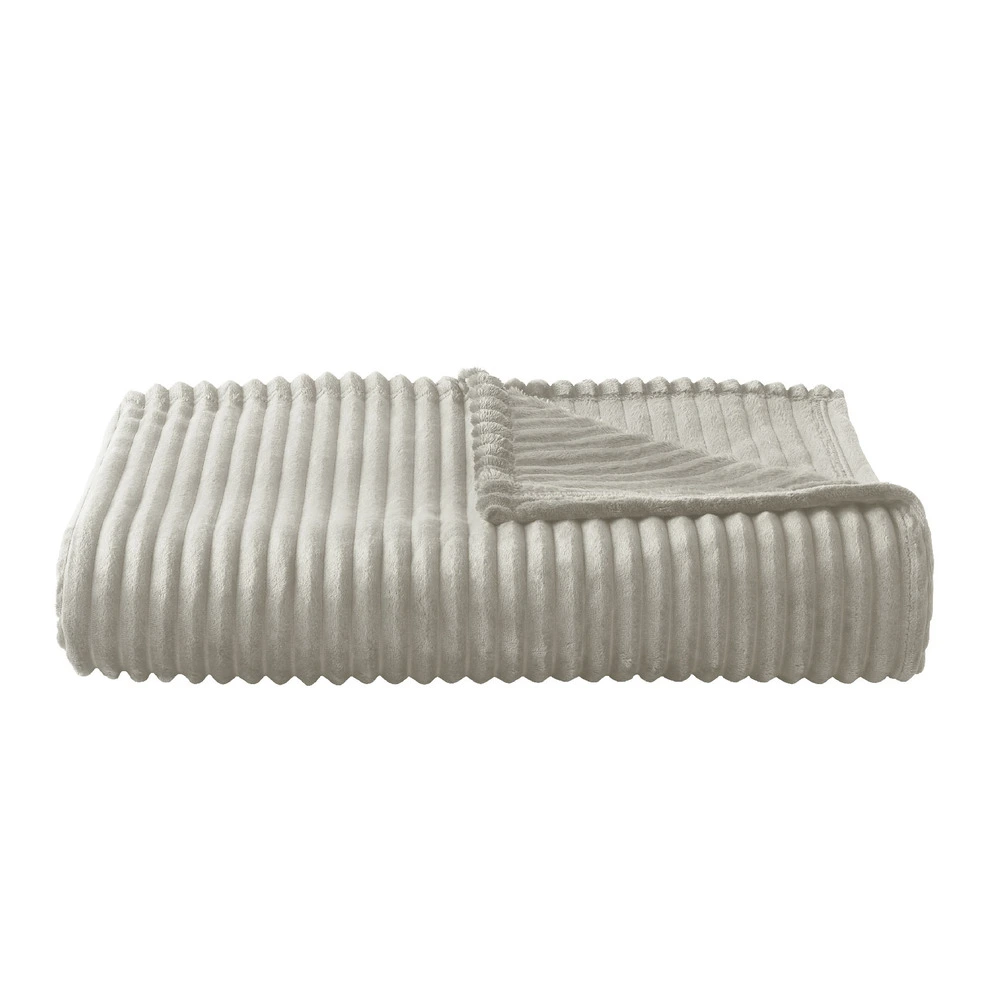 Règle à couper Toison d'or - plaid polaire - - effet côtelé en 3d