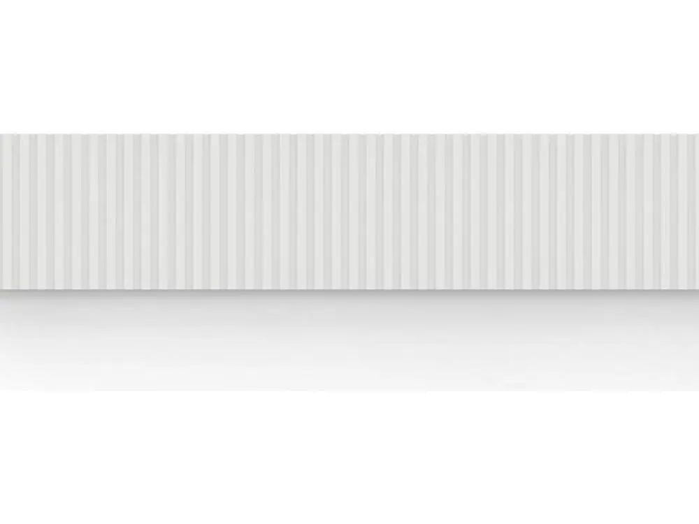 Rouleau à encoller Panneau mural 3D pack de 3,71 m² blanc lot de 8 pièces TATIANA