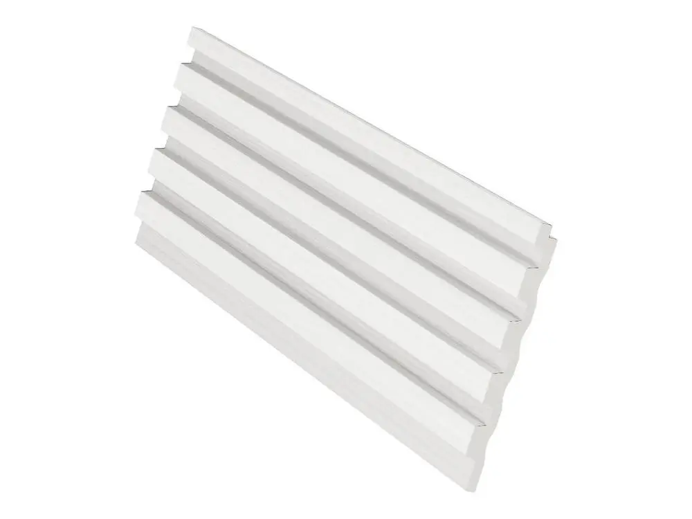 Rouleau à encoller Panneau mural 3D pack de 3,71 m² blanc lot de 8 pièces TATIANA