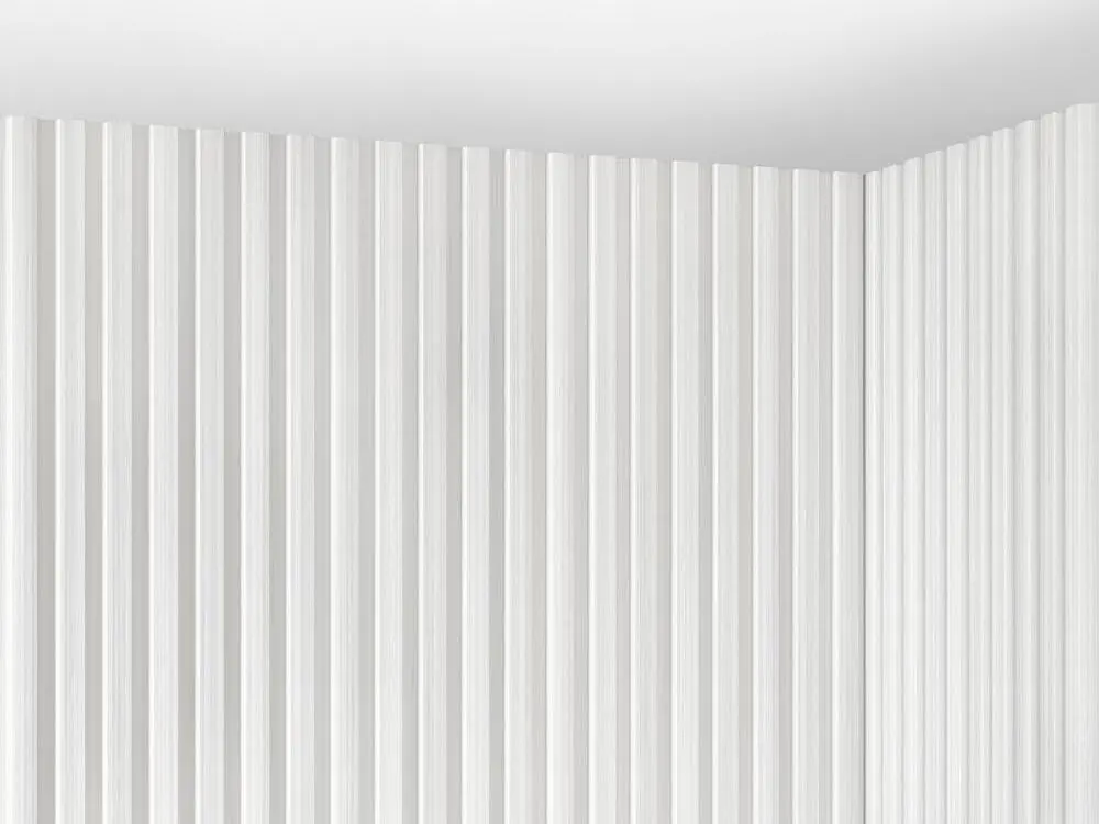 Rouleau à encoller Panneau mural 3D pack de 3,71 m² blanc lot de 8 pièces TATIANA