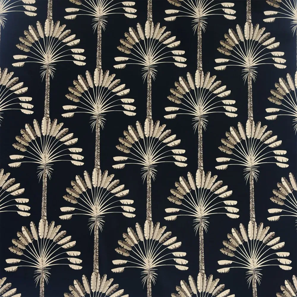 Couteau à enduire DUTCH WALLCOVERINGS Papier peint Palm Palace Noir et doré